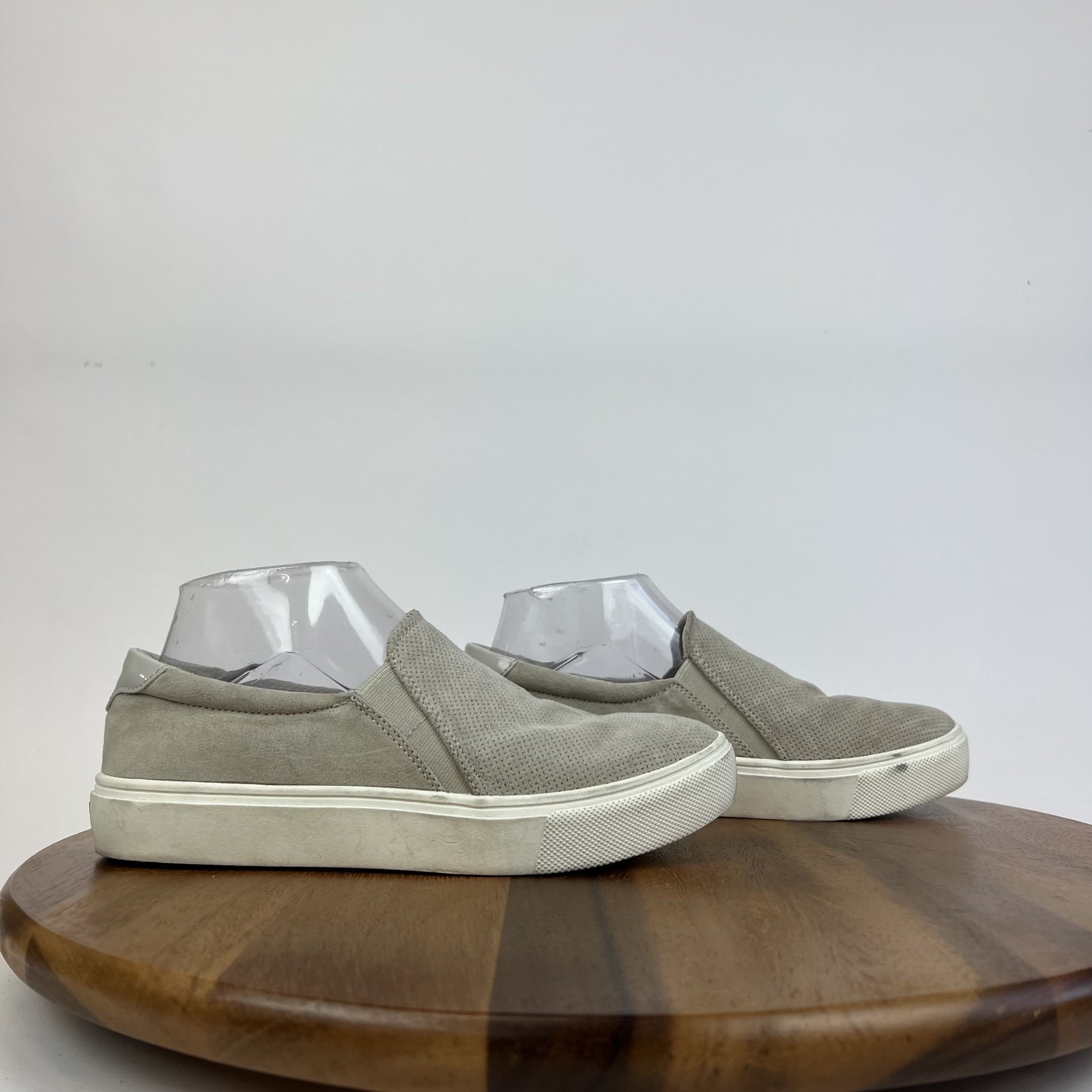 Womens Dr Scholls Nova Taupe Fabric Comfort Casual Slip On Loafers Size 7.5 M